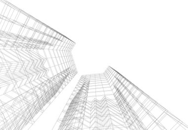 soyut mimari duvar kağıdı, dijital arkaplan