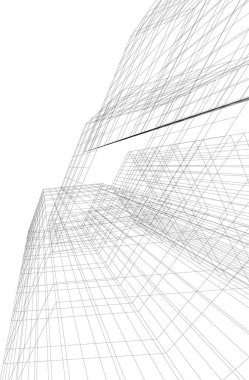 soyut mimari duvar kağıdı, dijital arkaplan