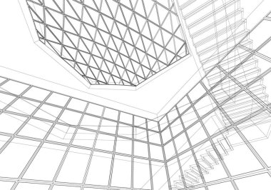 soyut mimari duvar kağıdı, dijital arkaplan