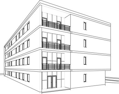 soyut mimari duvar kağıdı, dijital arkaplan