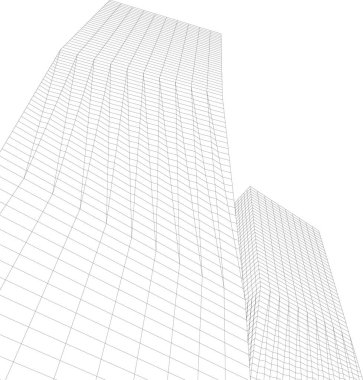 soyut mimari duvar kağıdı konsepti, dijital arkaplan