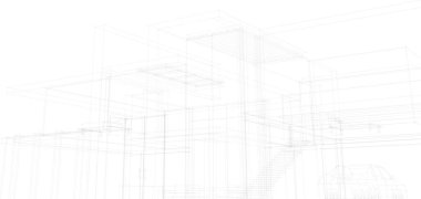 soyut mimari duvar kağıdı, dijital arkaplan