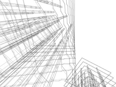 soyut mimari duvar kağıdı, dijital arkaplan