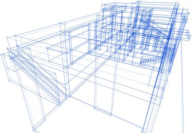 soyut mimari duvar kağıdı, dijital arkaplan
