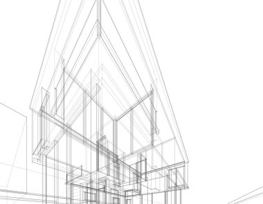 soyut mimari duvar kağıdı, dijital arkaplan