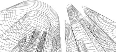 soyut mimari duvar kağıdı, dijital arkaplan