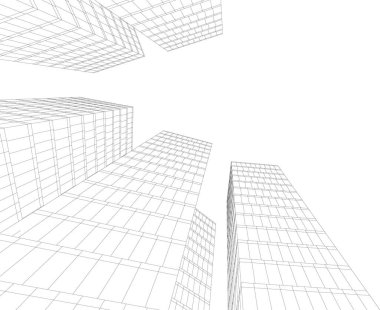 soyut mimari duvar kağıdı, dijital arkaplan