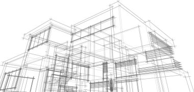 soyut mimari duvar kağıdı, dijital arkaplan