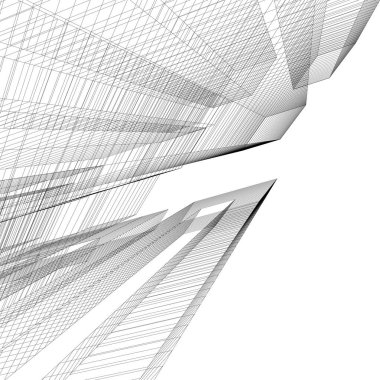 soyut mimari duvar kağıdı, dijital arkaplan