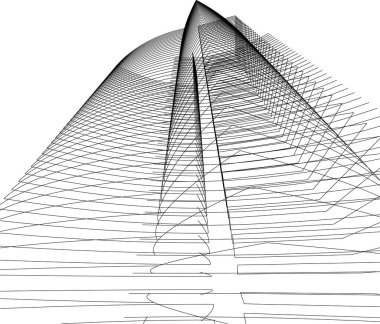 soyut mimari duvar kağıdı, dijital arkaplan