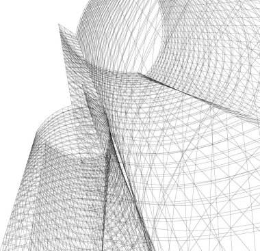 soyut mimari duvar kağıdı, dijital arkaplan