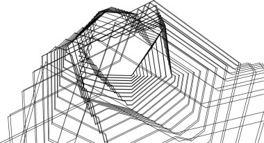 soyut mimari duvar kağıdı, dijital arkaplan