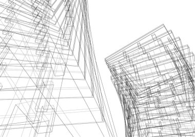 soyut mimari duvar kağıdı, dijital arkaplan