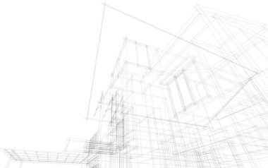 soyut mimari duvar kağıdı, dijital arkaplan