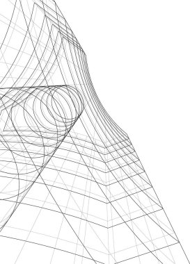 soyut mimari duvar kağıdı, dijital arkaplan