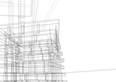 soyut mimari duvar kağıdı, dijital arkaplan