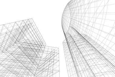 soyut mimari duvar kağıdı, dijital arkaplan