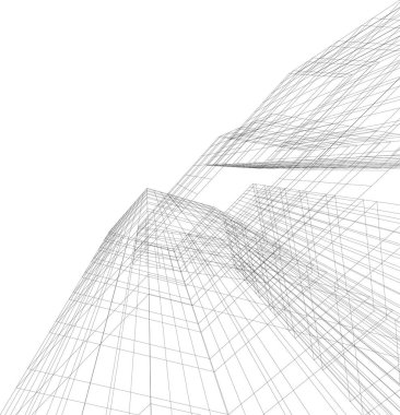 soyut mimari duvar kağıdı, dijital arkaplan