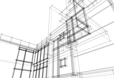 soyut mimari duvar kağıdı, dijital arkaplan