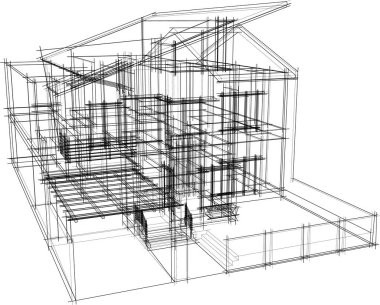 soyut mimari duvar kağıdı, dijital arkaplan