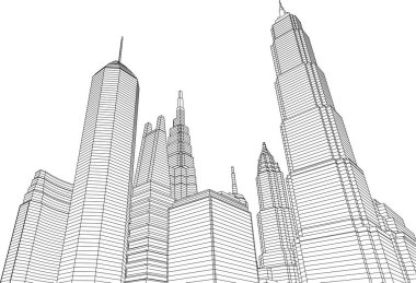 soyut mimari duvar kağıdı, dijital arkaplan