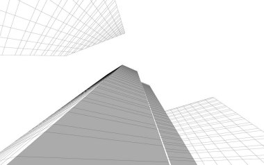 soyut mimari duvar kağıdı, dijital arkaplan