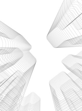 soyut mimari duvar kağıdı, dijital arkaplan