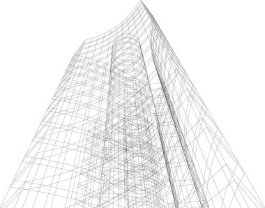 soyut mimari duvar kağıdı, dijital arkaplan