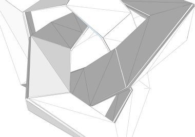 soyut mimari duvar kağıdı konsepti, dijital arkaplan