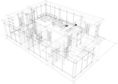 soyut mimari duvar kağıdı, dijital arkaplan