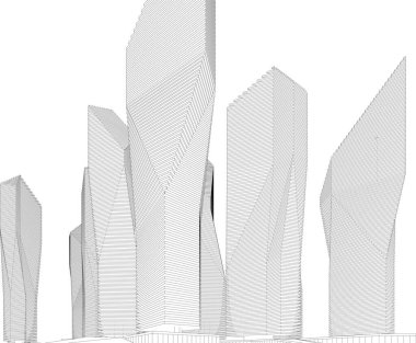 soyut mimari duvar kağıdı, dijital arkaplan