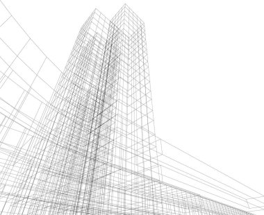 soyut mimari duvar kağıdı, dijital arkaplan