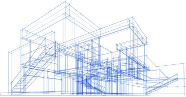 soyut mimari duvar kağıdı, dijital arkaplan
