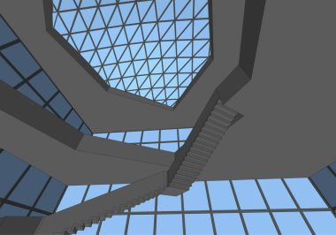 soyut mimari duvar kağıdı, dijital arkaplan