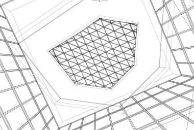 soyut mimari duvar kağıdı, dijital arkaplan