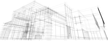 soyut mimari duvar kağıdı, dijital arkaplan