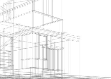 soyut mimari duvar kağıdı, dijital arkaplan