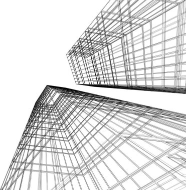 soyut mimari duvar kağıdı, dijital arkaplan