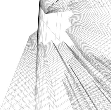 soyut mimari duvar kağıdı, dijital arkaplan