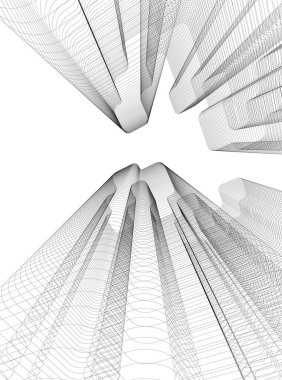 soyut mimari duvar kağıdı, dijital arkaplan