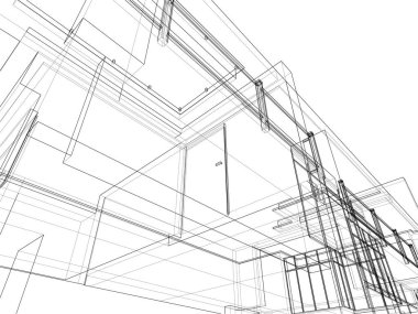 soyut mimari duvar kağıdı, dijital arkaplan