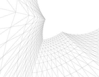 soyut mimari duvar kağıdı, dijital arkaplan