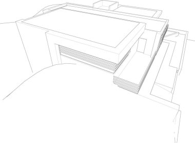 soyut mimari duvar kağıdı, dijital arkaplan