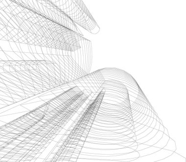 soyut mimari duvar kağıdı, dijital arkaplan