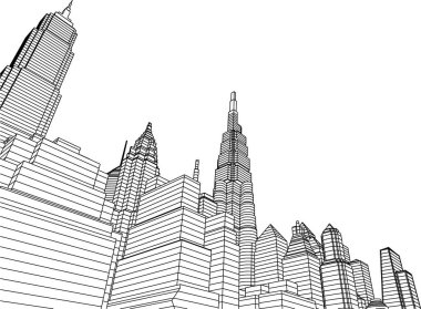 soyut mimari duvar kağıdı, dijital arkaplan