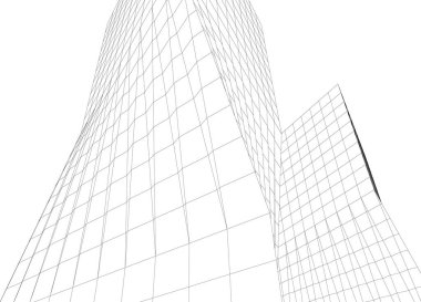 soyut mimari duvar kağıdı, dijital arkaplan