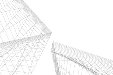 soyut mimari duvar kağıdı, dijital arkaplan