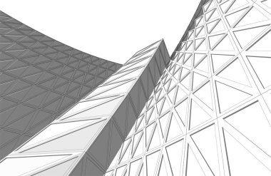 soyut mimari duvar kağıdı, dijital arkaplan