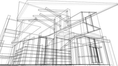 soyut mimari duvar kağıdı, dijital arkaplan