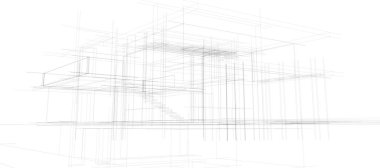 soyut mimari duvar kağıdı, dijital arkaplan